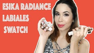 Swatch de Labiales Esika Radiance - Valen la pena?