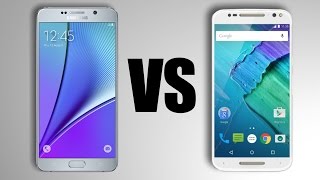 Galaxy Note 5 Vs. Moto X Style