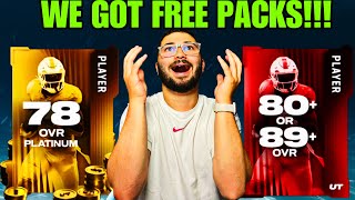 WE GOT FREE PACKS!!! BUT WHATS UP WITH THIS GAME!?!?!?! MADDEN 24 ULTIMATE TEAM