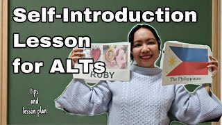 Self Introduction Lesson for ALT Elementary Level