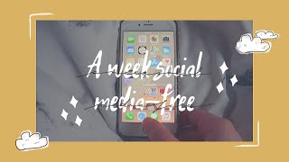 A Week Social Media Free || SC