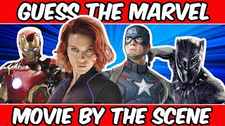 Guess the "MARVEL MOVIE BY THE SCENE" QUIZ!🎬 | TRIVIA / CHALLENGE