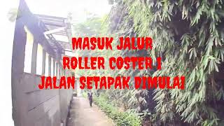 MASUK 4 JALUR ROLLER COSTER EKTRIM YG DILWATI ZARAMBAH CHANNEL DI SOLO RIDING DI LEMBAH BUKIT CURAM