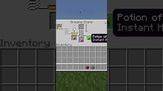 How To Brew Harming Splash Potions In Minecraft #Shorts