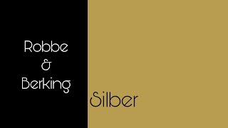 Robbe und Berking - Silber putzen