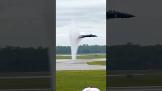 CRAZY Vapor Cone from the Blue Angels sneak pass! #shorts