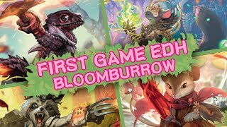 BloomBurrow Commander EDH | Gameplay with lots of new cards