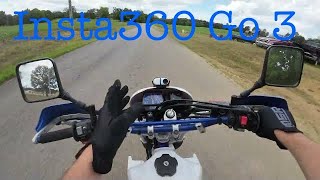 Yamaha XT225 MotoVlog, Testing Insta360 Go 3