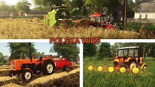 ⭐Polska Wieś Timelapse#7⭐Letnie Prace Na Zagrodach⭐Żniwa Pszenicy 😱Prasowanie Słomy Zgrabienie Siana