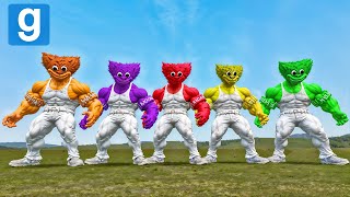 WHAT IF I MAKE A SONG WITH ALL NEW MUSCLE HUGGY WUGGY TAPES VS SMILING CRITTERS in Garry's Mod!