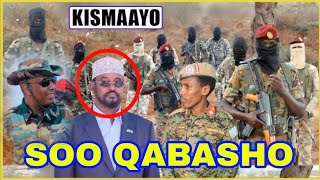 DEG DEG: RW Xamse oo loo diiday Kismaayo & Beelaha dega Jubaland oo ciidamo qoranaya...