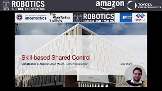 RSS 2021, Spotlight Talk 28: Skill-based Shared Control