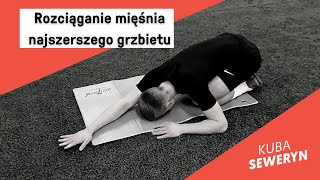 Rozciąganie mięśnia najszerszego grzbietu (Lat stretch) | Trenuj Lepiej #23