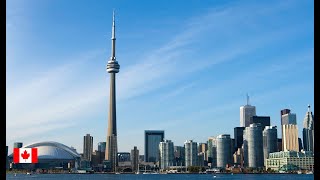 CN Tower - SkyPod in Autumn, Downtown Toronto