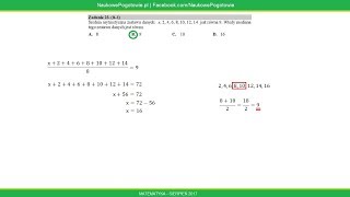 Zadanie 23 | Matematyka - Matura Poprawkowa | Sierpień 2017