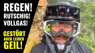 Klatschnass! 15km DOWNHILL bei strömendem REGEN!