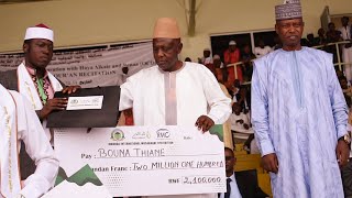 BOUNA THIAME from Republic of Congo wins the second place in 9th International Qur'an Recitation