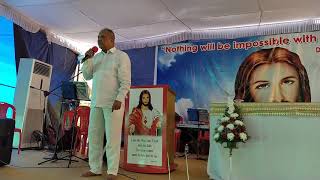 Bro Tony Menezes Preaching At Divine Retreat Center, Nuvem