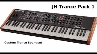 "JH Trance Pack 1" for DSI Sequential Prophet Rev2. 28 Custom Sounds for Purchase. No Talking.