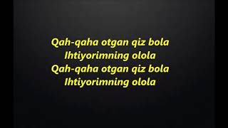 Shohruhxon   Qiz bola   qo'shiq matni,lyrics