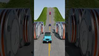 BOLLARDS vs Cars Which One Will Reign Supreme - BeamNG.Drive