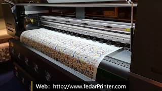 Fedar 6194E sublimation textile high speed printer with 4 heads