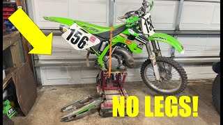 How To Rebuild a KX250 Swingarm on a Budget!  EXTRA HINTS AT THE END!