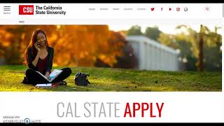 CSU Application: Creating an Account