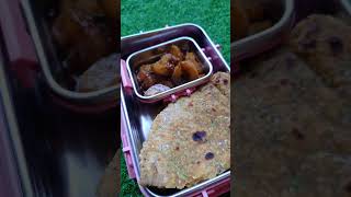 kids Tiffin Idea : Cabbage Paratha and  Sweet Amla Achar #shorts #tiffin  #tiffinidea #lunchbox