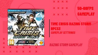 Time Crisis: Razing Storm RPCS3  Gameplay/w Settings!