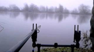 Monk lakes on a foggy day