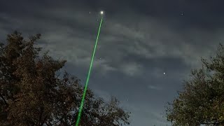 Pointing out space objects with my laser pointer