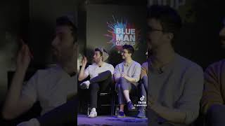 AJR interviews Blue Man Group #bluemangroup #ajr #tiktok #blowup #fyp #shorts