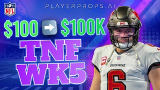 Thursday Night Football Week 5 | $100 into $100K Challenge | Free NFL Picks & Predictions