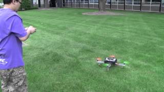 Senior Project Quadrocopter Test Fail