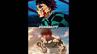 Tanjiro Vs Baki #1v1 #anime #baki #tanjiro #demonslayer