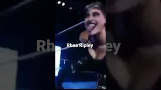 Rhea Ripley entrance wearing Damian Priest pants.... WWE live event