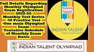 Olympiad Exams 2022 - 23 | Register your child for Monthly Olympiad Exam @Olympiadexam