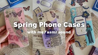 Personalizing 3 Phone Cases with me / asmr sound 🌷🌸 #shorts #paperwrld #phonecase