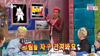 BIGBANG - TOP, Sanat Eserlerini Seungri'den Korumaya Çalıştığı Anları Anlatıyor [Taklit] #Shorts