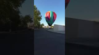 Hot Air Balloon Finds a Spot to Land | #powerkarma on #Twitch