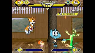 (M.U.G.E.N Battle) Atomic Betty and Gex vs. Tails and Gumball