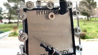 HHO Generator. Water Fuel. Hydrogen technology. Water electrolysis