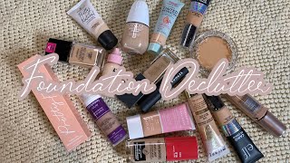 FOUNDATION DECLUTTER! Almost everyone gone!