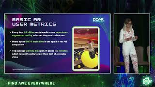 Anna Belova, CEO & Founder DEVAR at AWE 2023 | Augmented Reality: Technology and Human Experience