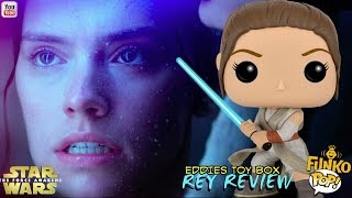 Star Wars The Force Awakens: Rey with Lightsaber Funko Pop! Review!