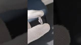 Emerald Cut Trilogy Engagement Ring