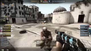 CS:GO Dust II 4k 3 em linha =)