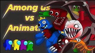 AMONG US vs. CHOO CHOO CHARLES|Rainbow friends|BOXY BOO | Funny Animation #amongus #choochoocharles