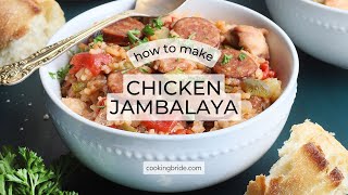 One Pot Chicken Jambalaya Recipe